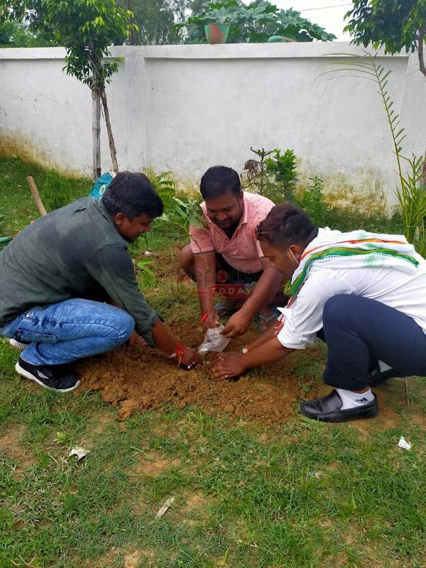 भारतीय युवा कांग्रेस के स्थापना दिवस पर आमीन पठान ने किया वृक्षारोपण…