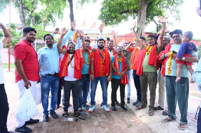 ॐ शिव शक्ति सेवा मंडल का पहला जत्था जग मोहनेश्वर से बालटाल के लिए रवाना हुआ