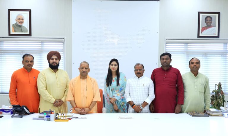 विधायक अदिति सिंह ने मुख्यमंत्री योगी आदित्यनाथ से की शिष्टाचार भेंट