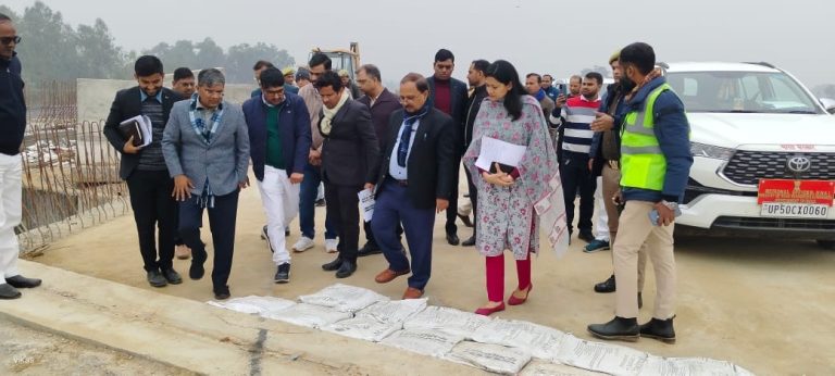 अध्यक्ष ने रायबरेली से प्रयागराज राष्ट्रीय राजमार्ग के निर्माणाधीन कार्यों का लिया जायजा
