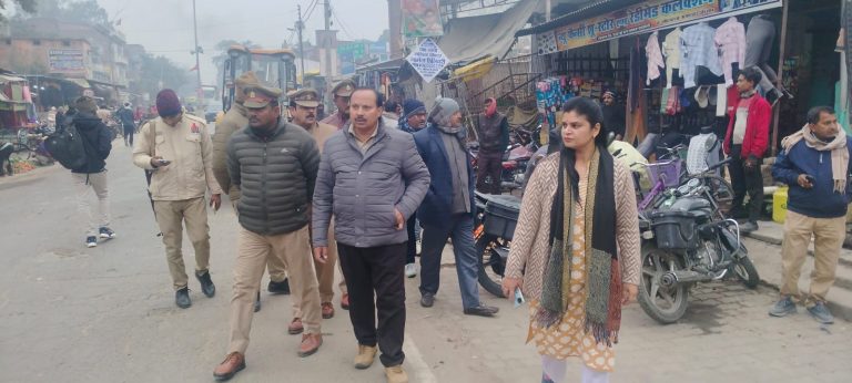 नगर पंचायत द्वारा चलाया गया अतिक्रमण हटाओ अभियान