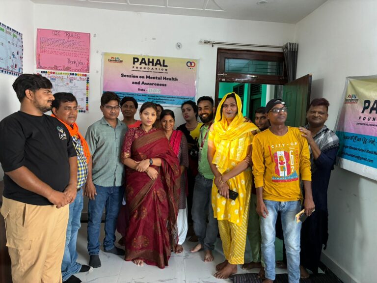 पहल फाउंडेशन द्वारा मानसिक स्वास्थ्य जागरूकता सत्र का किया आयोजन
