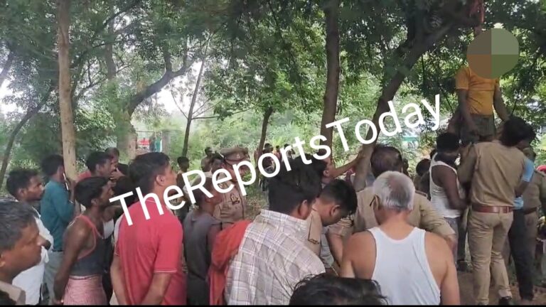 संदिग्ध परिस्थितियों में प्राथमिक विद्यालय के परिसर में पेड़ से लटका मिला युवक का शव