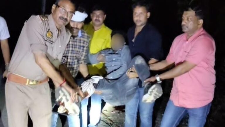 गोवध के गिरोह के हिस्ट्रीशीटर से पुलिस कि हुई मुठभेड़
