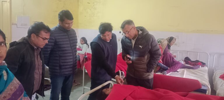 उपमुख्य चिकित्साधिकारी एवं नोडल अधिकारी (एनएचएम) डॉ. शरद कुशवाहा ने औचक निरीक्षण किया