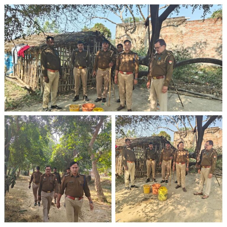 आबकारी विभाग द्वारा अवैध बनाई जा रही शराब के स्थानो पर ताबड़तोड़ हुई कार्यवाही