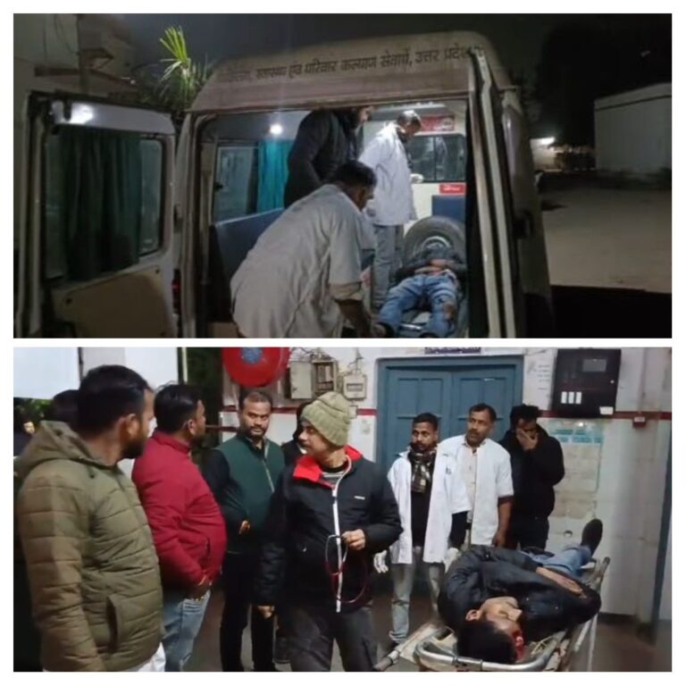 ट्रक की चपेट में आने से बाइक सवार युवक की हुई दर्दनाक मौत