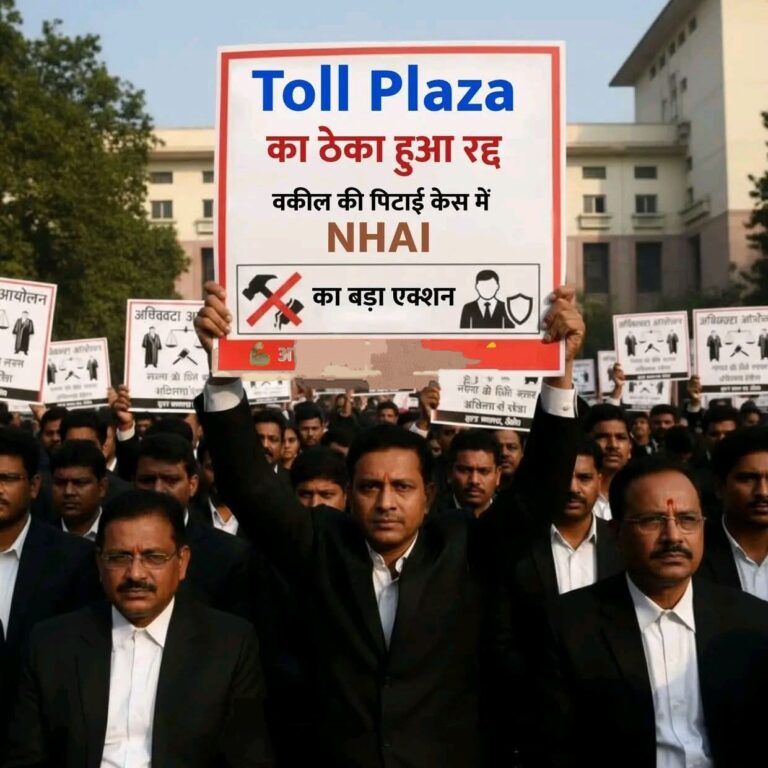 NHAI की बड़ी कार्यवाही,बारा टोल प्लाजा का टेंडर समाप्त किया:वकील से मारपीट मामले में 5.3 करोड़ की बैंक गारंटी भी जब्त होगी