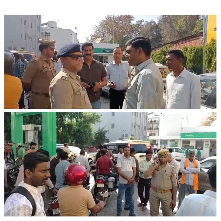 रायबरेली में पेट्रोल-डीजल की कमी की अफवाह:पंपों पर लगी लंबी कतारें, जिला प्रशासन ने करी शांति की अपील