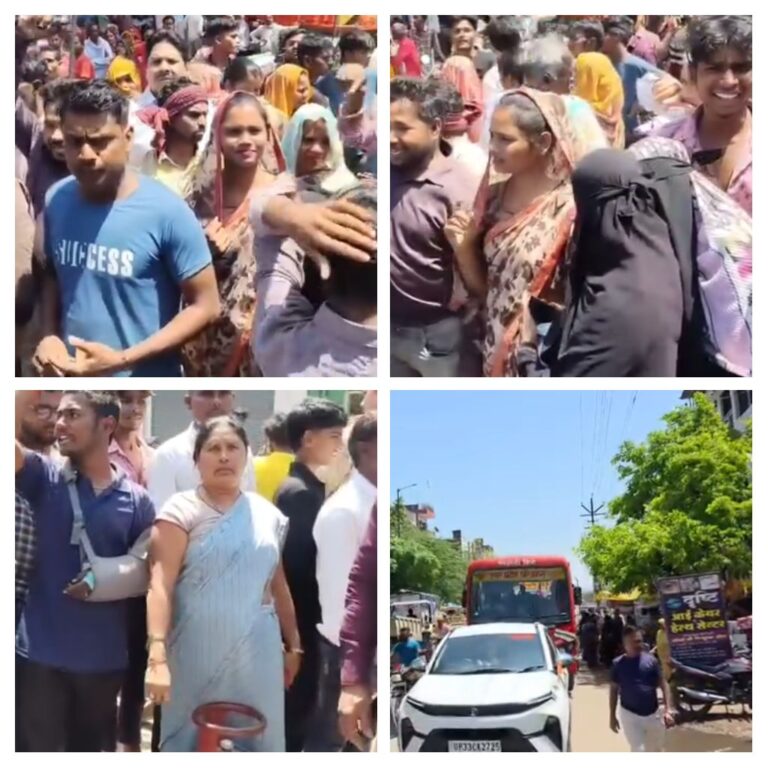 सिलेंडर न मिलने से उपभोक्ताओं ने करी सड़क जाम