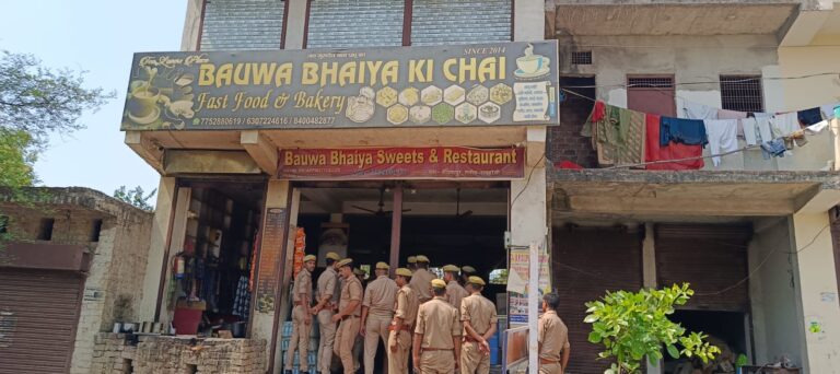 होटल संचालक की सुरक्षा के लिए सलोन पुलिस ने तैनात किए सिपाही
