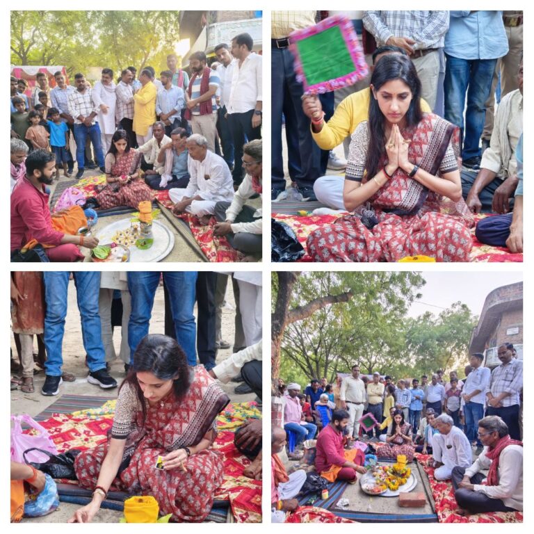 सदर विधायक अदिति सिंह द्वारा 1करोड़ 30 लाख की लागत से 1.50 किमी इंटरलॉकिंग सड़क निर्माण कार्य का किया शिलान्यास
