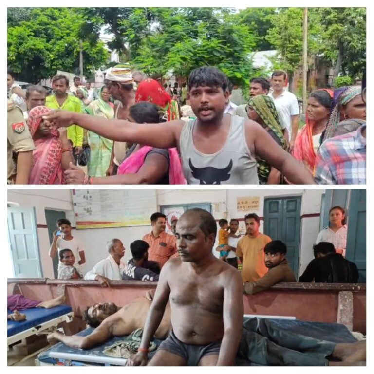 चोरी करते पकड़े गए चार बदमाश, दो गिरफ्तार; सीएचसी में जमकर हंगामा