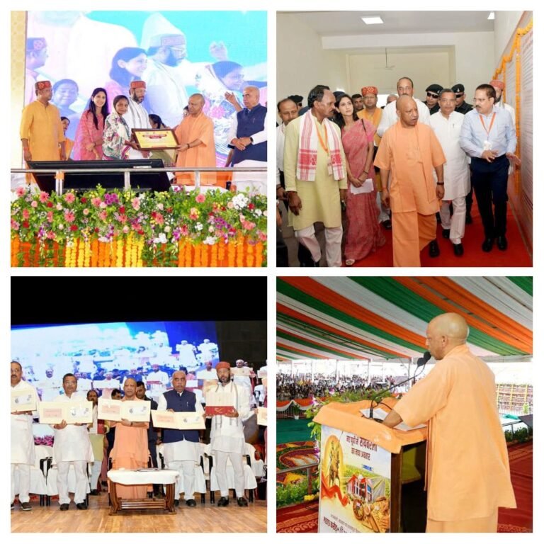 मुख्यमंत्री योगी आदित्यनाथ ने रायबरेली दौरे के दौरान जनपद को 879 करोड़ रुपये की 347 विकास परियोजनाओं की सौगात दी