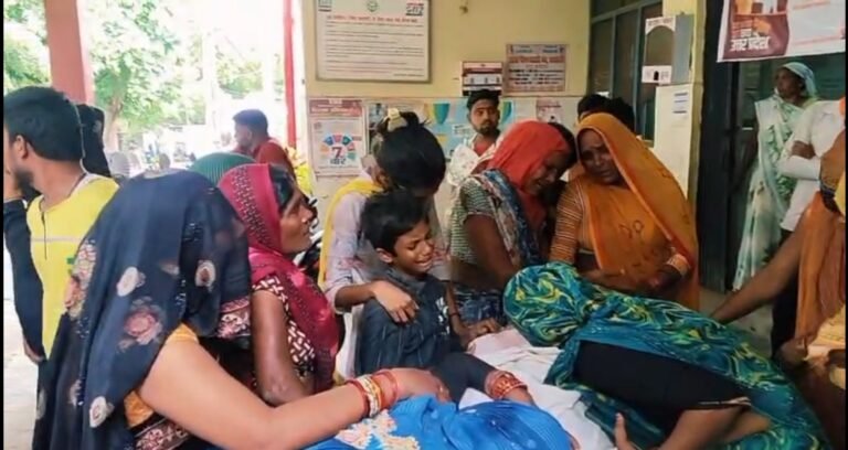 डंपर ने बाइक सवार दो किशोरों को रौंदा, 16 वर्षीय सोनू की मौत,साथी गंभीर